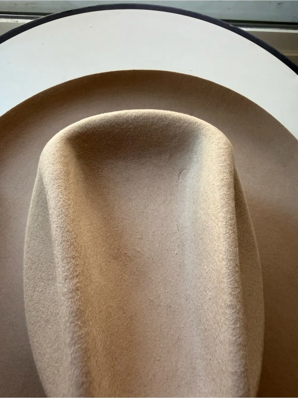 lack of color cassidy western flicked up brim wool cowboy hat size large NEW